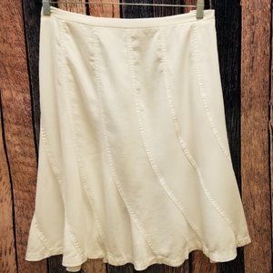 Soft Surroundings White Talais Skirt